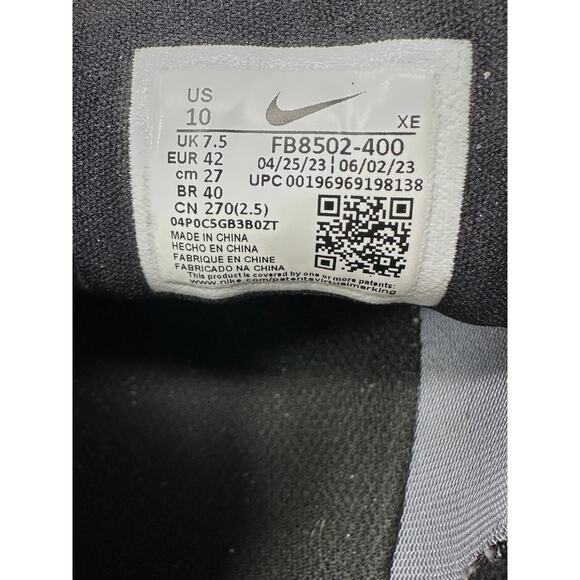 Nike Vomero 17 Women’s Size 10 Running Shoes Blue Gold w/ Box & Receipt - Picture 14 of 16